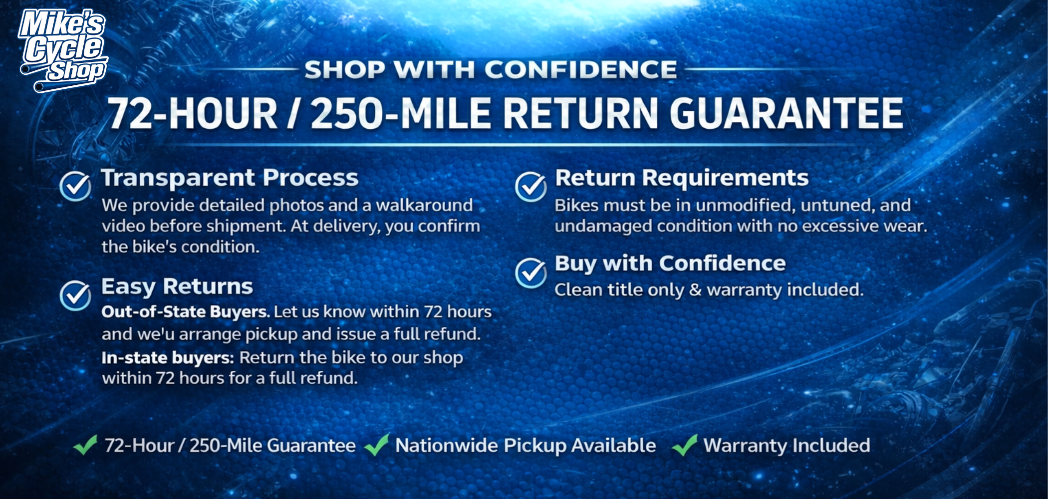 Money Back Guarantee